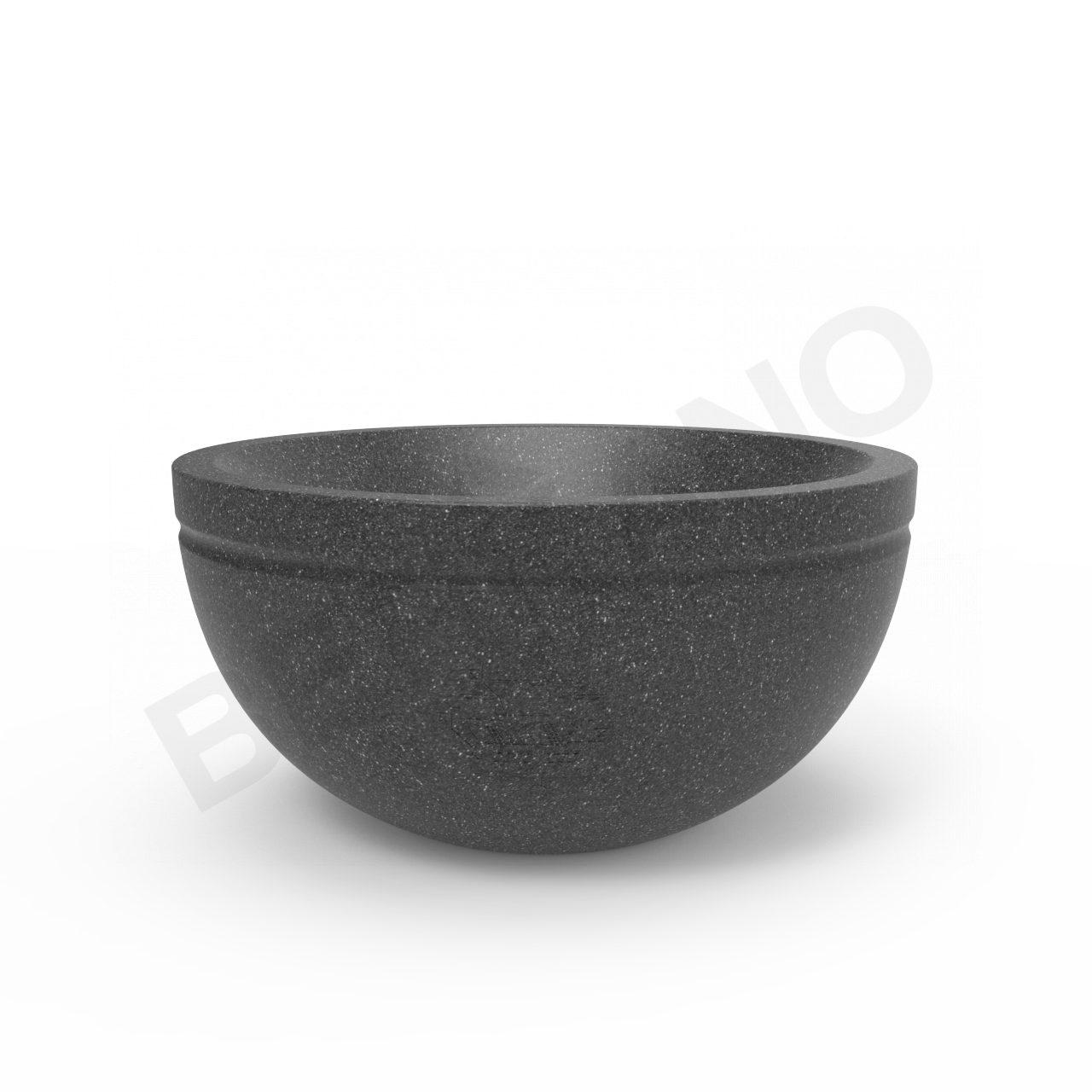 Кашпо Суворовская чаша DB цвета черный гранит - фото 1