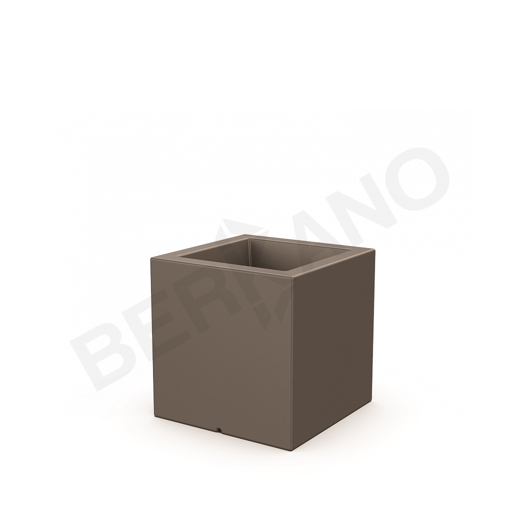 Кашпо Quarter 40 DB кофейного цвета - фото 1