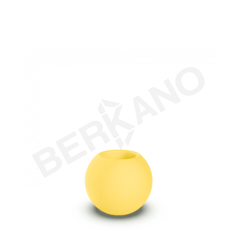 Кашпо Terra 30 желтого цвета - фото 1