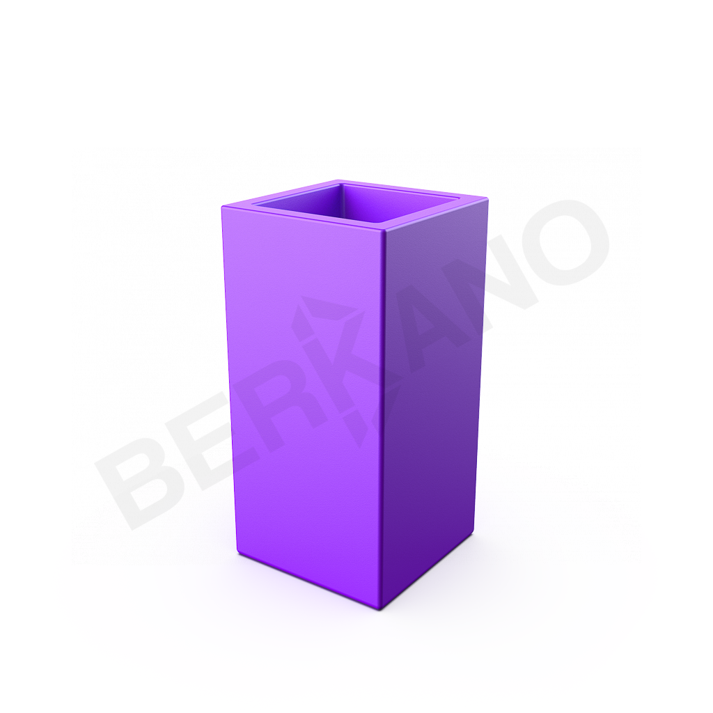 Кашпо Cubric 40*80 DB сиреневого цвета - фото 1