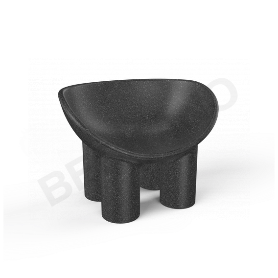 Кресло SLON Kids цвета черный гранит - фото 1