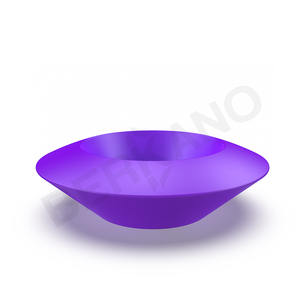 Кашпо Scodella 100 DB сиреневого цвета - фото 1