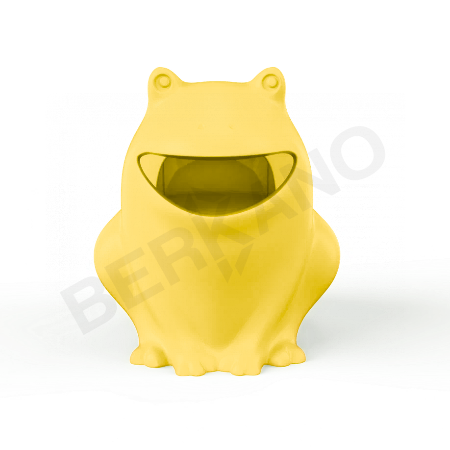 Урна детская BERKANO Frog желтого цвета - фото 1