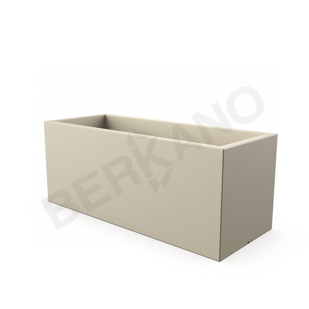 Кашпо Cubric 150*60 DB бежевого цвета - фото 1