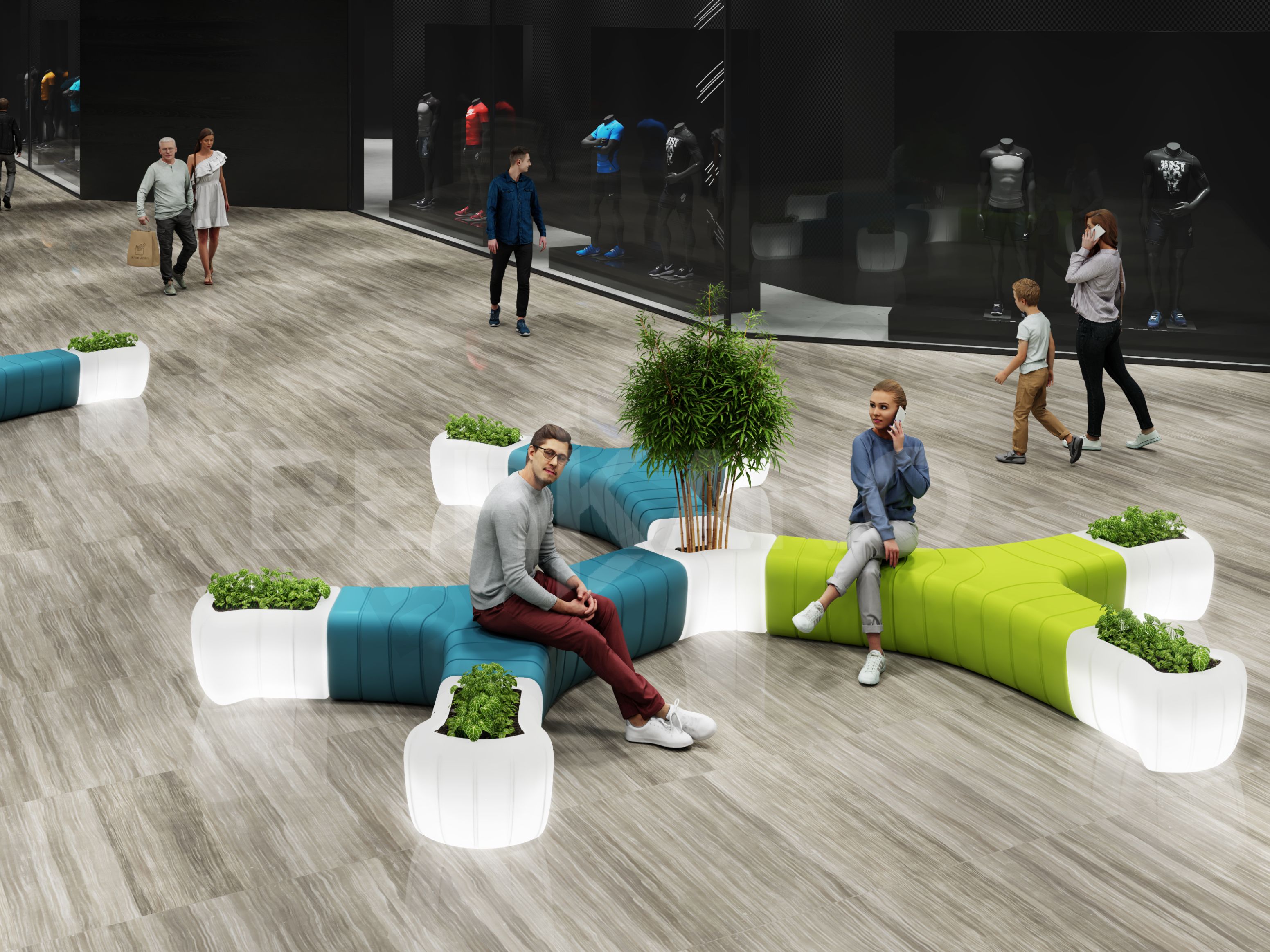 Скамейка Y-seat Yellow - фото 2