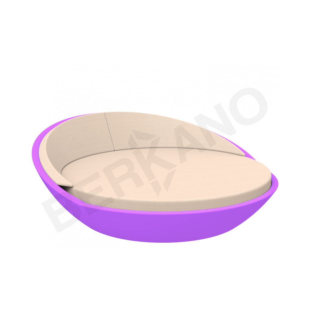 Шезлонг Riviera сиреневого цвета / аксессуар Milk - фото 1