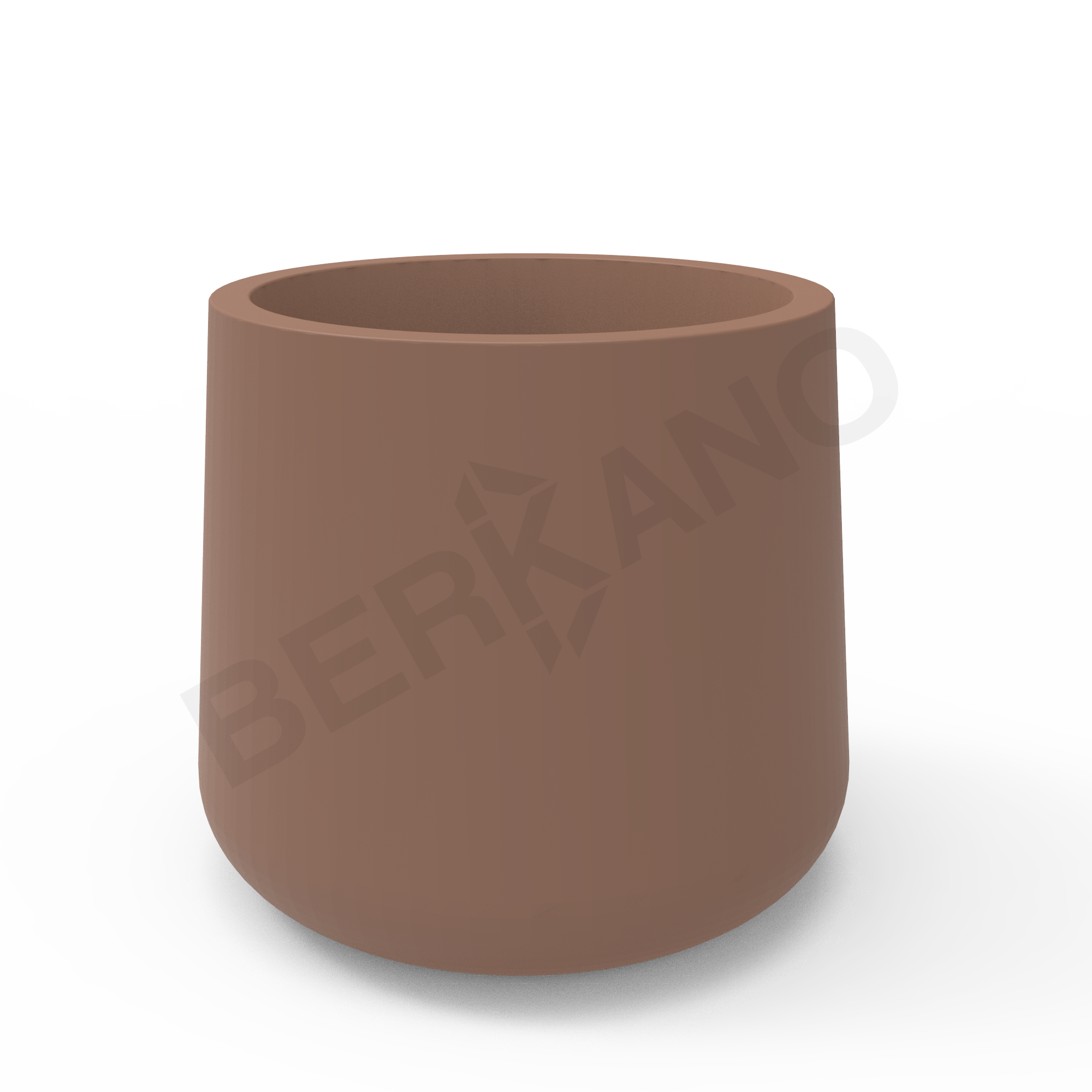 Кашпо Grace planter 110 коричневого цвета - фото 1