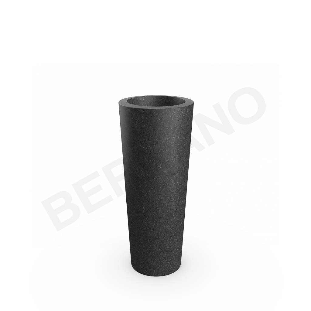Кашпо Keila 110 DB цвета черный гранит - фото 1