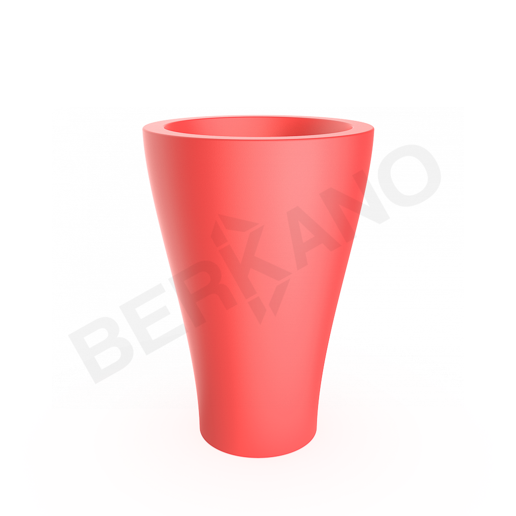 Кашпо Vetro 100 красного цвета - фото 1