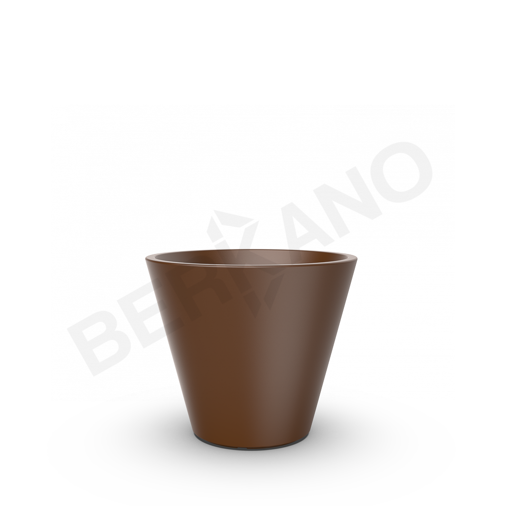 Кашпо Bliss 42 коричневого цвета - фото 1