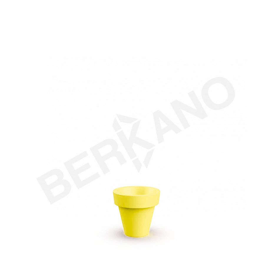 Кашпо classic 35 DB желтого цвета - фото 1