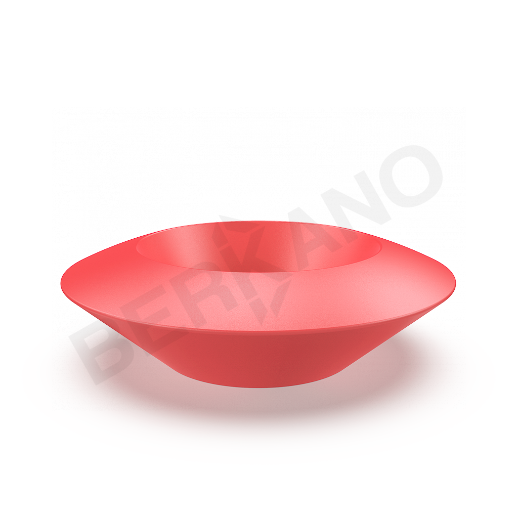 Кашпо Scodella 100 DB красного цвета - фото 1