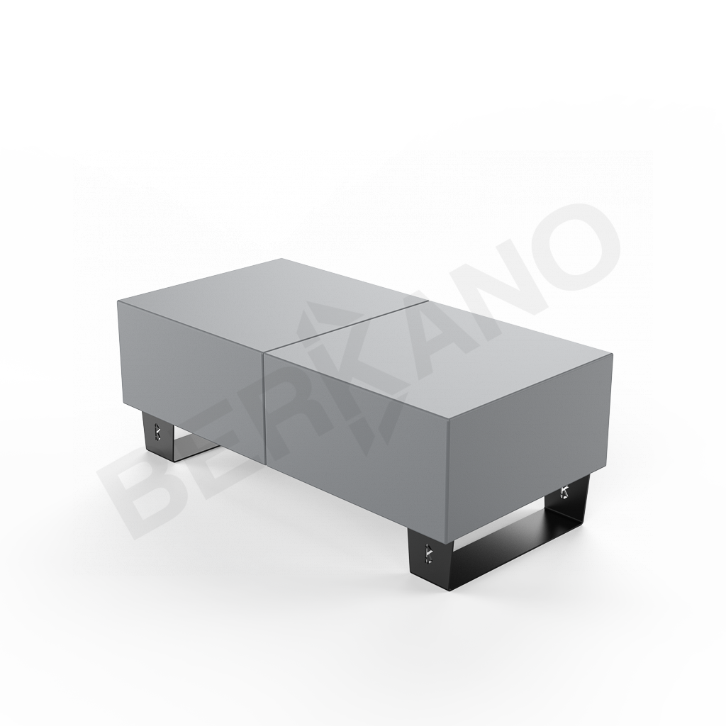 Скамейка Brick 120 Concrete Gray - фото 1