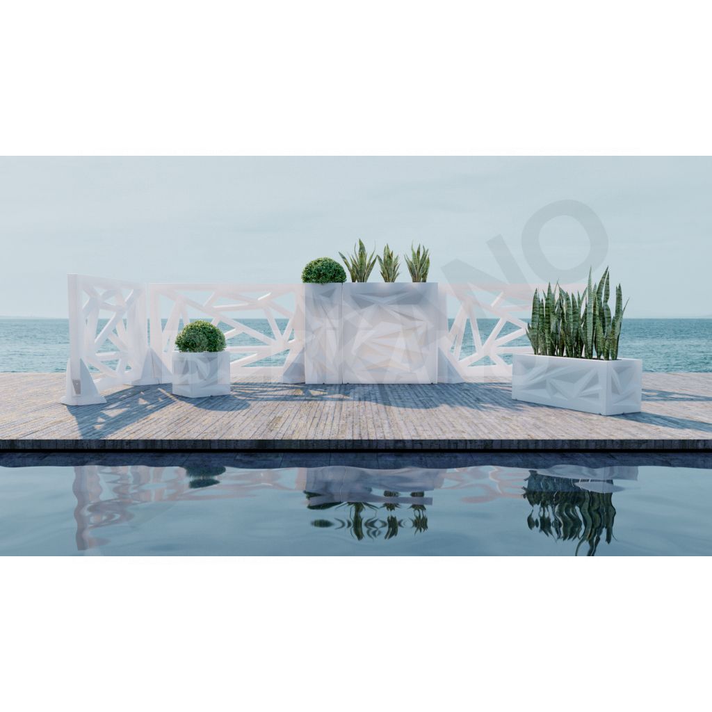 Кашпо Icelandic Vertical DB Black Granite - фото 2