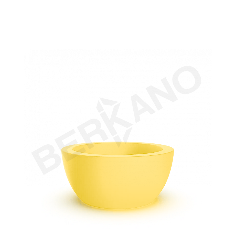 Кашпо Vetro 32 DB желтого цвета - фото 1