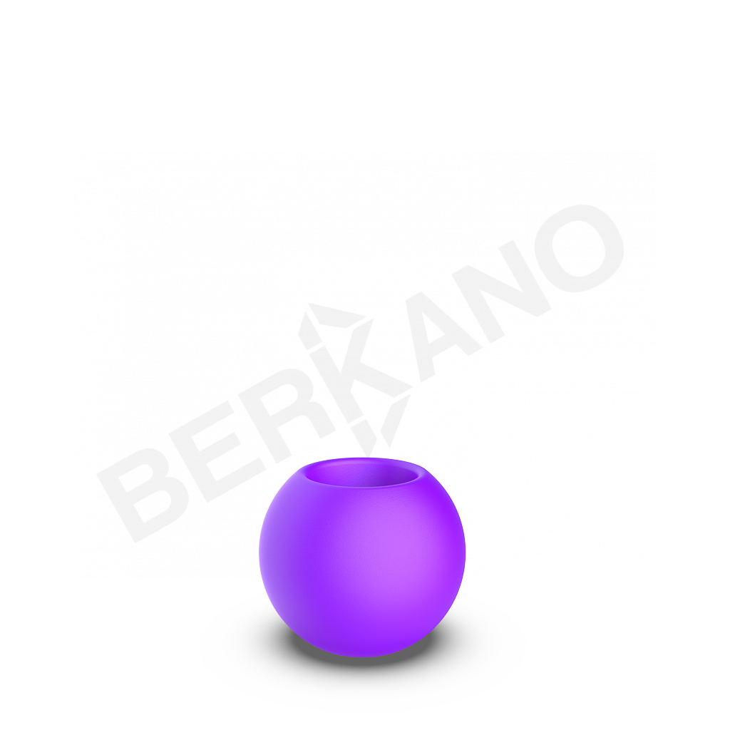 Кашпо Terra 30 DB сиреневого цвета - фото 1