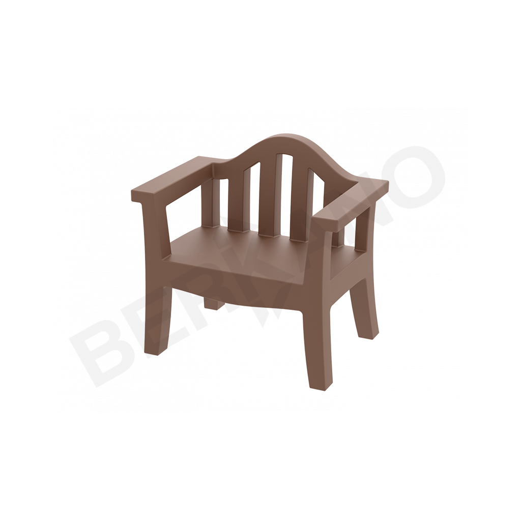 Кресло Province коричневого цвета - фото 1