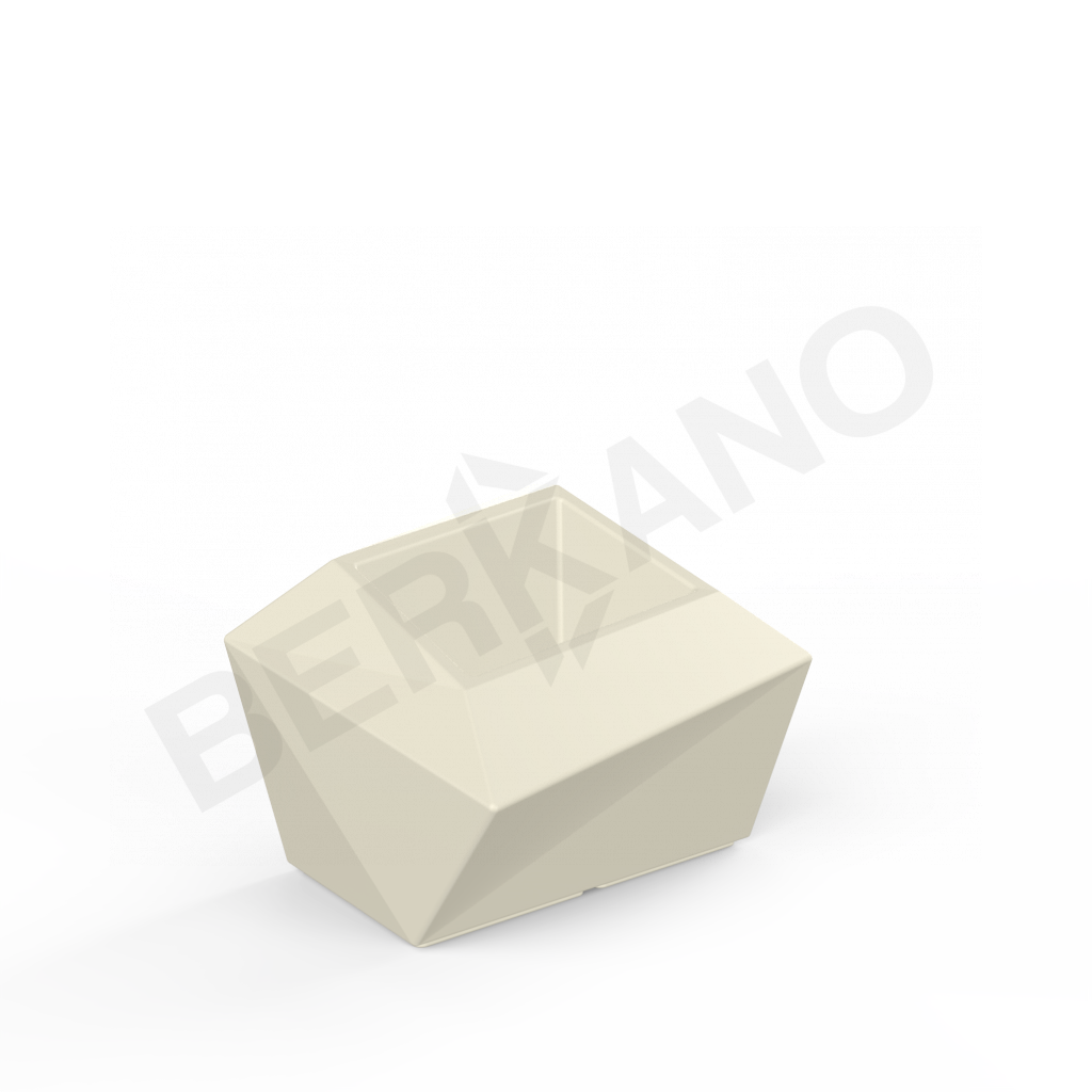 Кашпо Quaro S DB бежевого цвета - фото 1