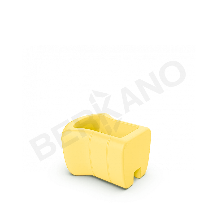 Кашпо-соединитель Y-seat tip DB желтого цвета - фото 1