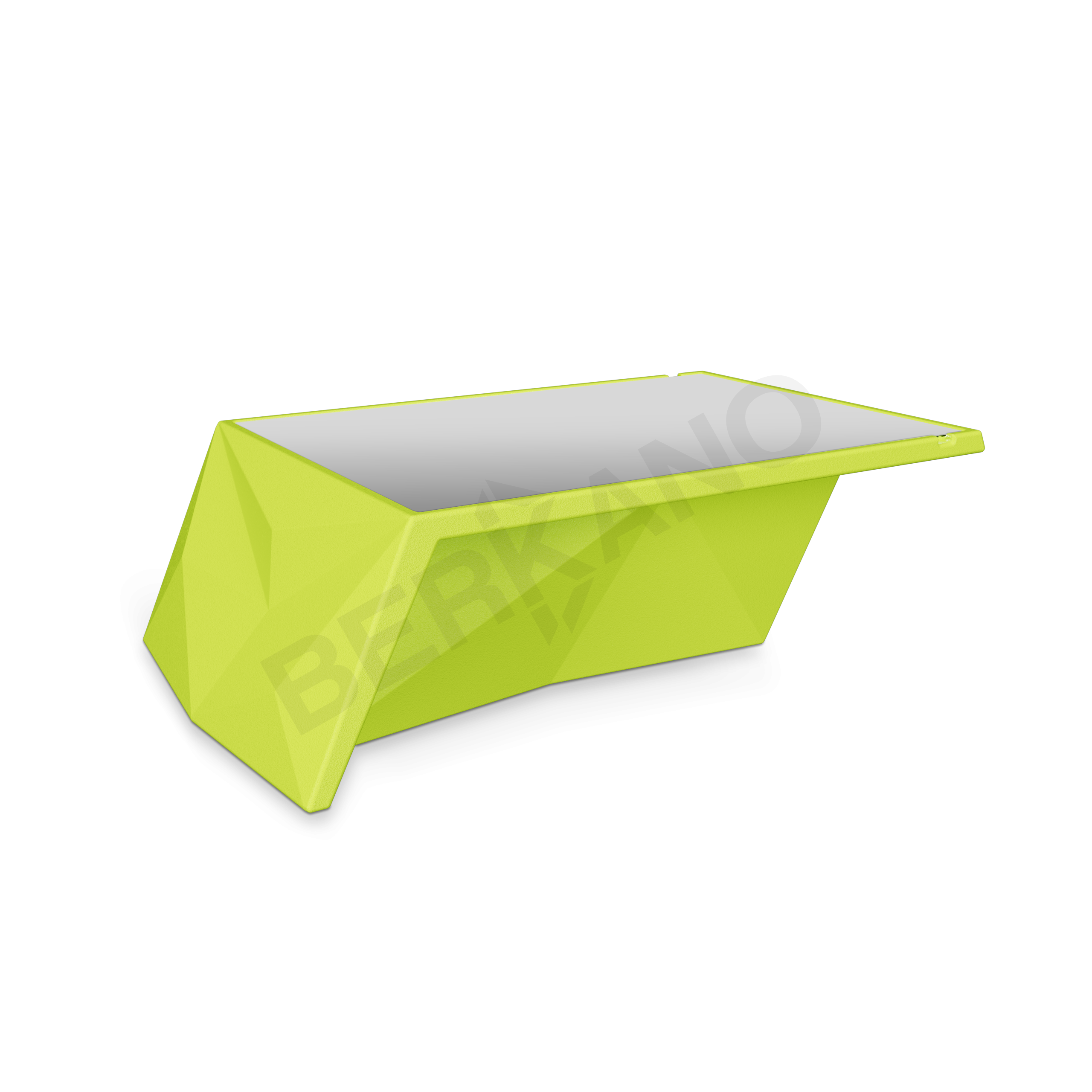 Стол Quaro со стеклом зеленого цвета - фото 1