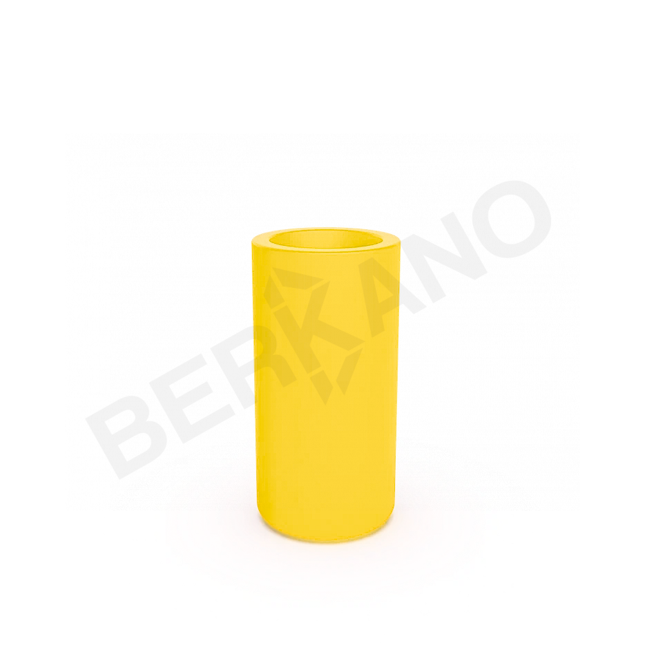Кашпо Smoov Planter Cylinder DB желтого цвета - фото 1