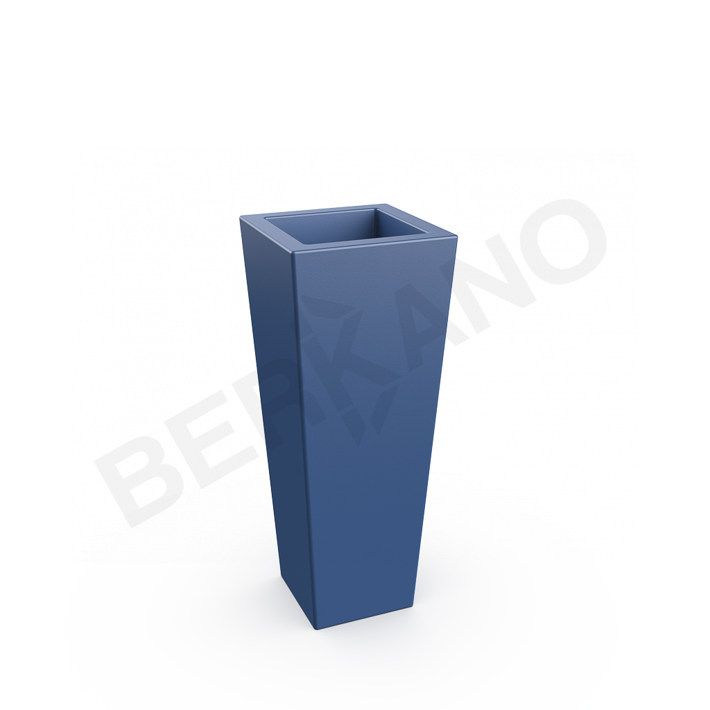 Кашпо Trapezio 100V DB синего цвета - фото 1