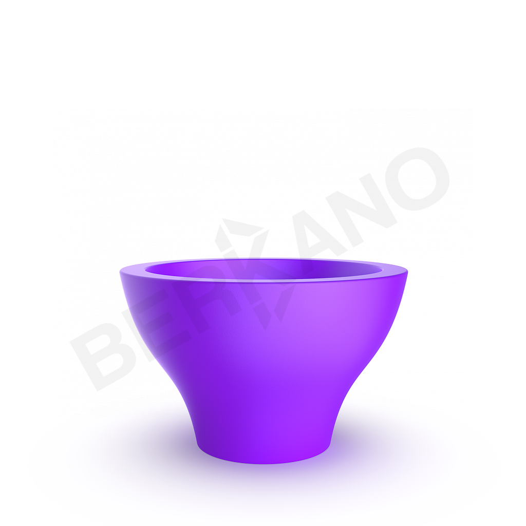 Кашпо Vetro 40 сиреневого цвета - фото 1