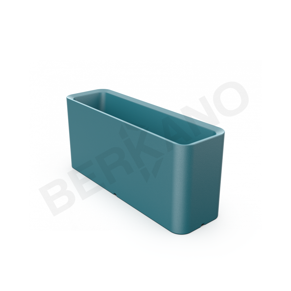 Кашпо Vittorio 40 DB бирюзового цвета - фото 1