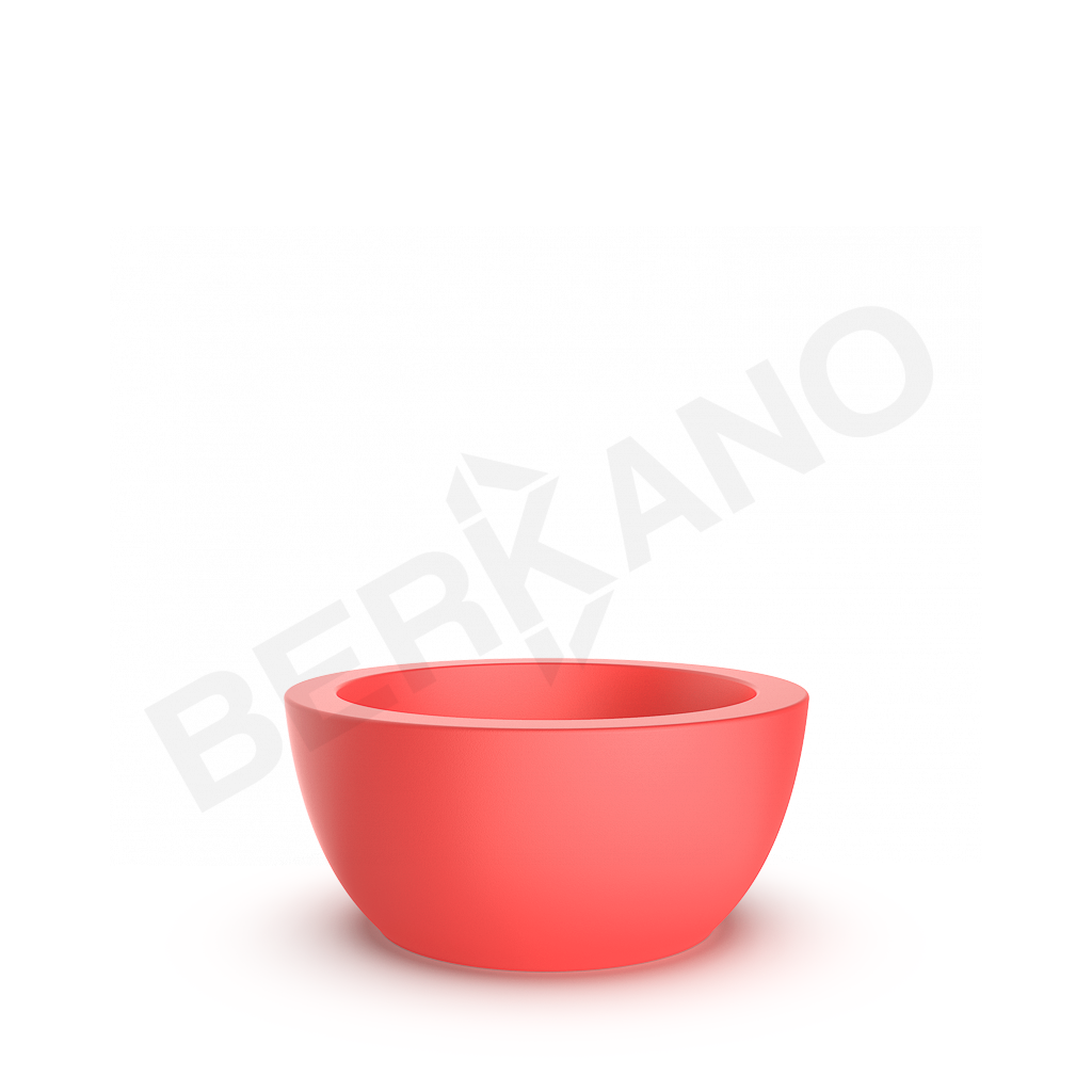 Кашпо Vetro 32 DB красного цвета - фото 1