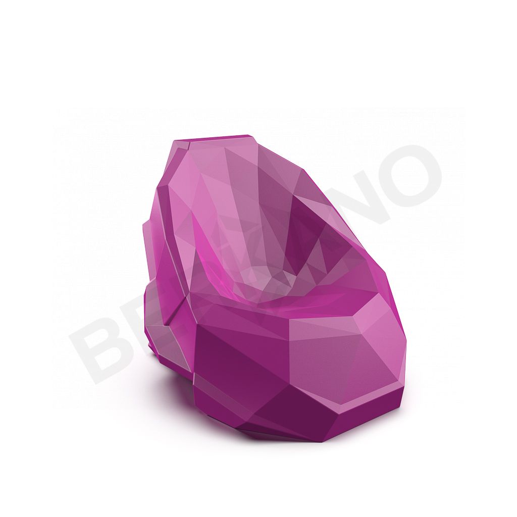 Кресло Skull фиолетового цвета - фото 2