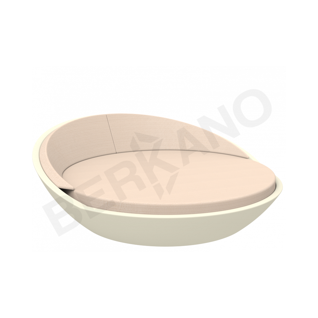 Шезлонг Riviera бежевого цвета / аксессуар Milk - фото 1