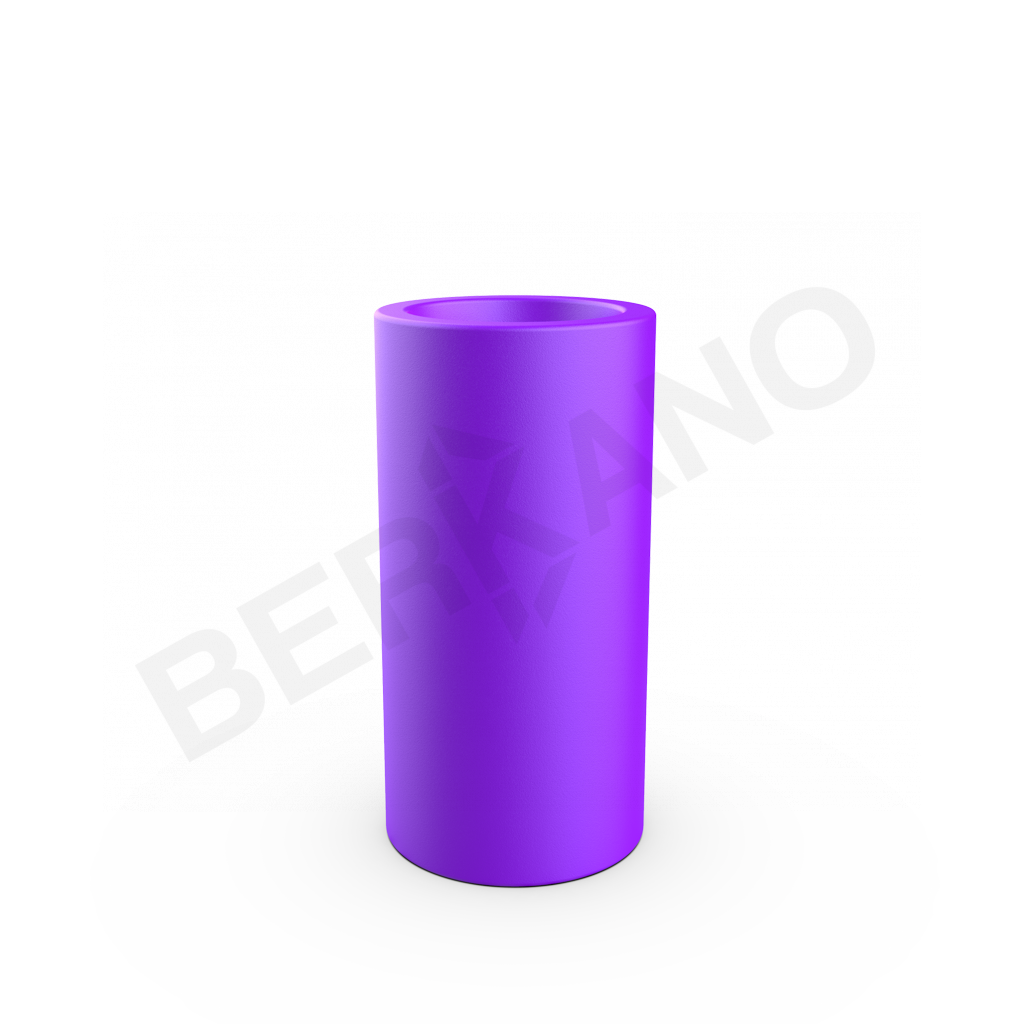 Кашпо Cilindro 60 сиреневого цвета - фото 1