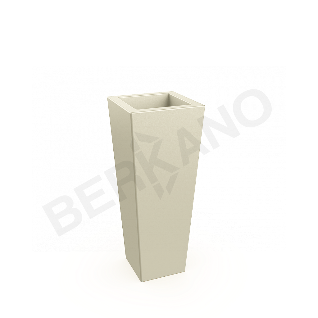 Кашпо Trapezio 100V DB бежевого цвета - фото 1