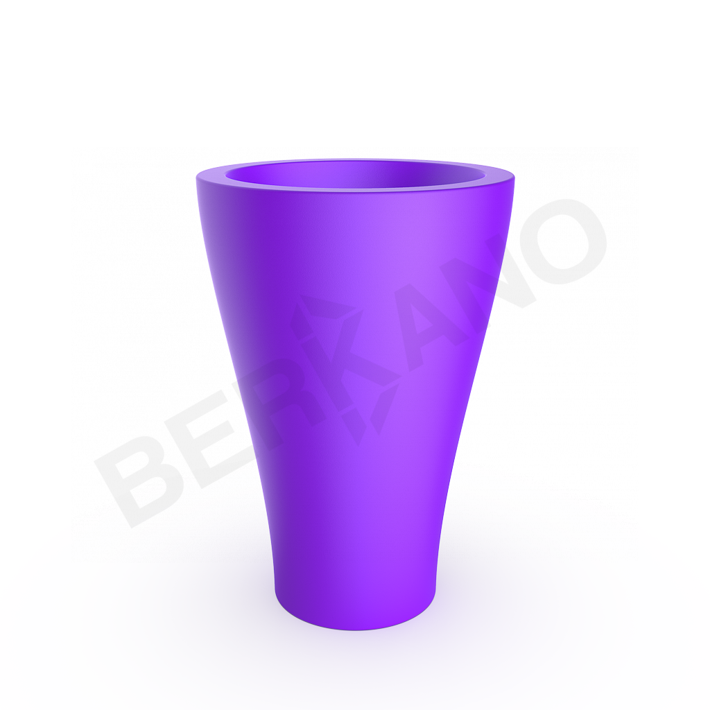 Кашпо Vetro 100 сиреневого цвета - фото 1