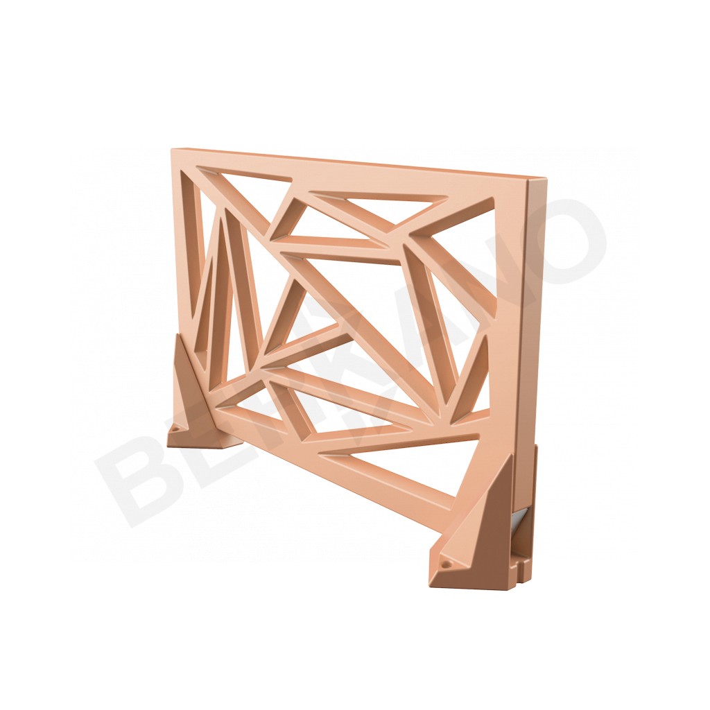 Зонирование Icelandic Fence терракотового цвета - фото 1