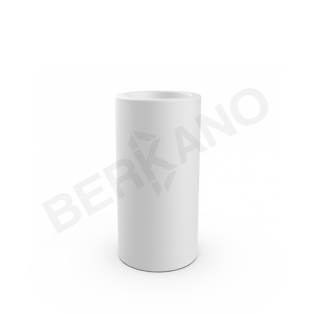 Кашпо Cilindro 60 DB белого цвета - фото 1