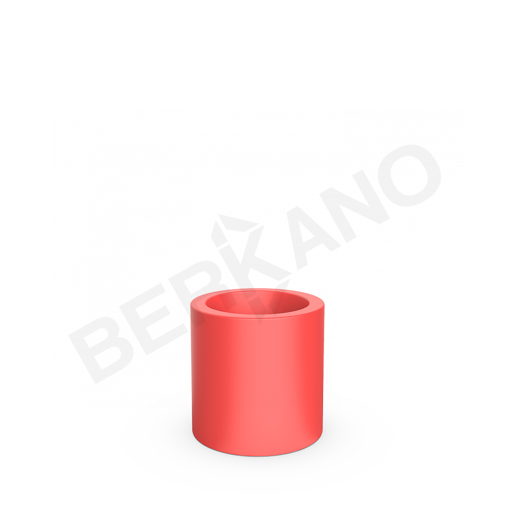 Кашпо Cilindro 40 красного цвета - фото 1