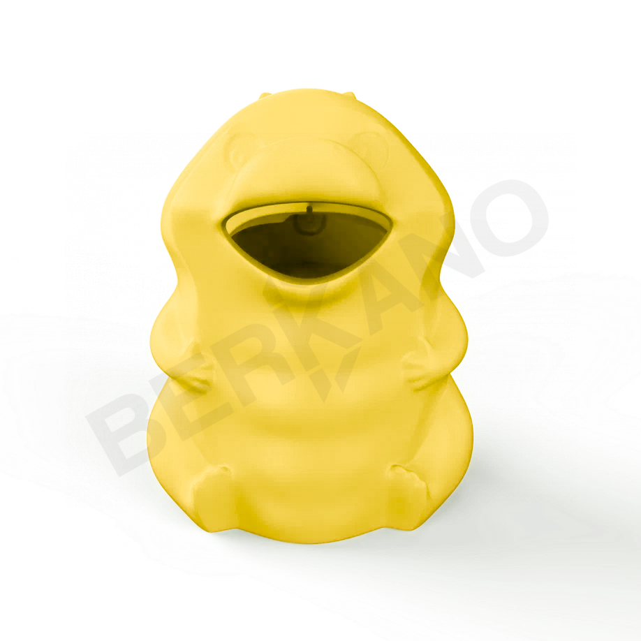 Урна детская BERKANO Croc желтого цвета - фото 1