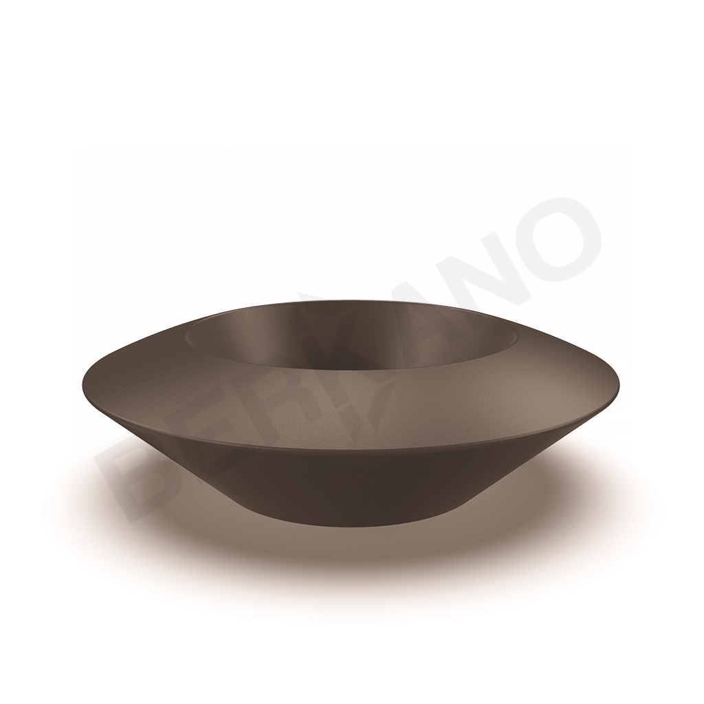 Кашпо Scodella 100 DB кофейного цвета - фото 1