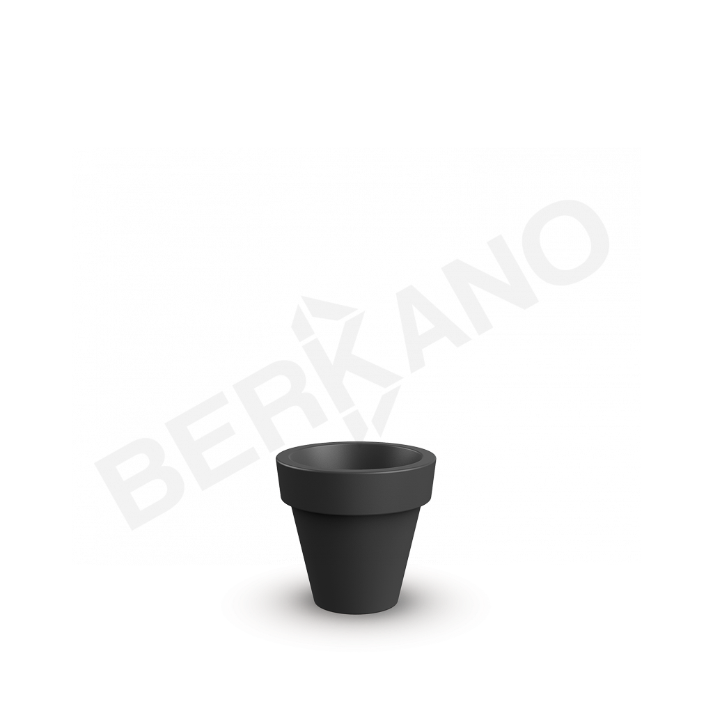 Кашпо classic 45 черного цвета - фото 1