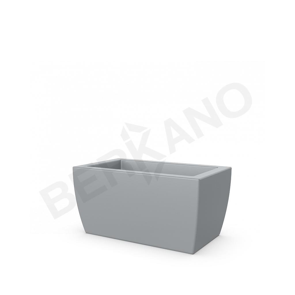 Кашпо Tenero 33 DB серого цвета - фото 1