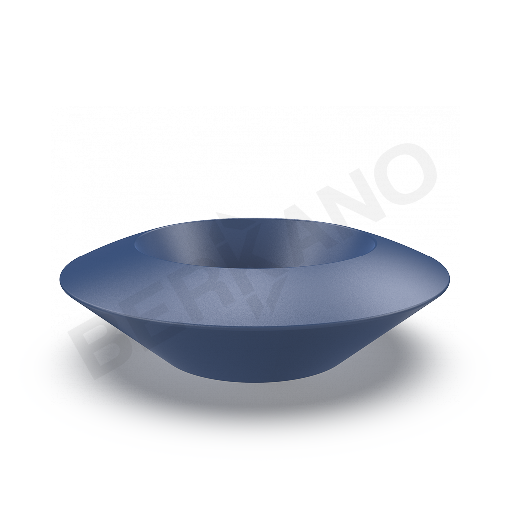 Кашпо Scodella 100 DB синего цвета - фото 1