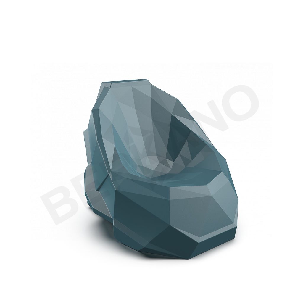 Кресло Skull бирюзового цвета - фото 2