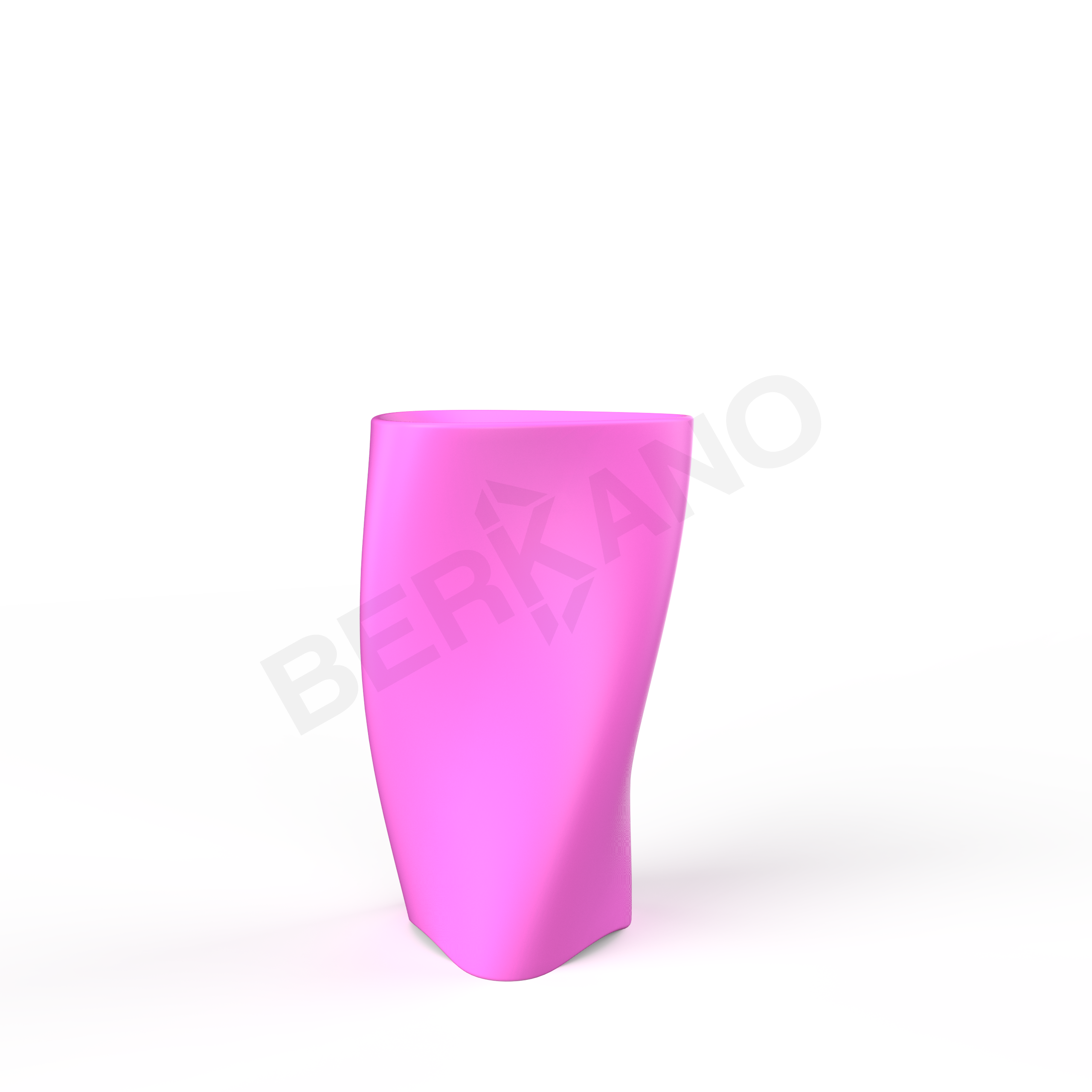 Кашпо Twist 90 фиолетового цвета - фото 1