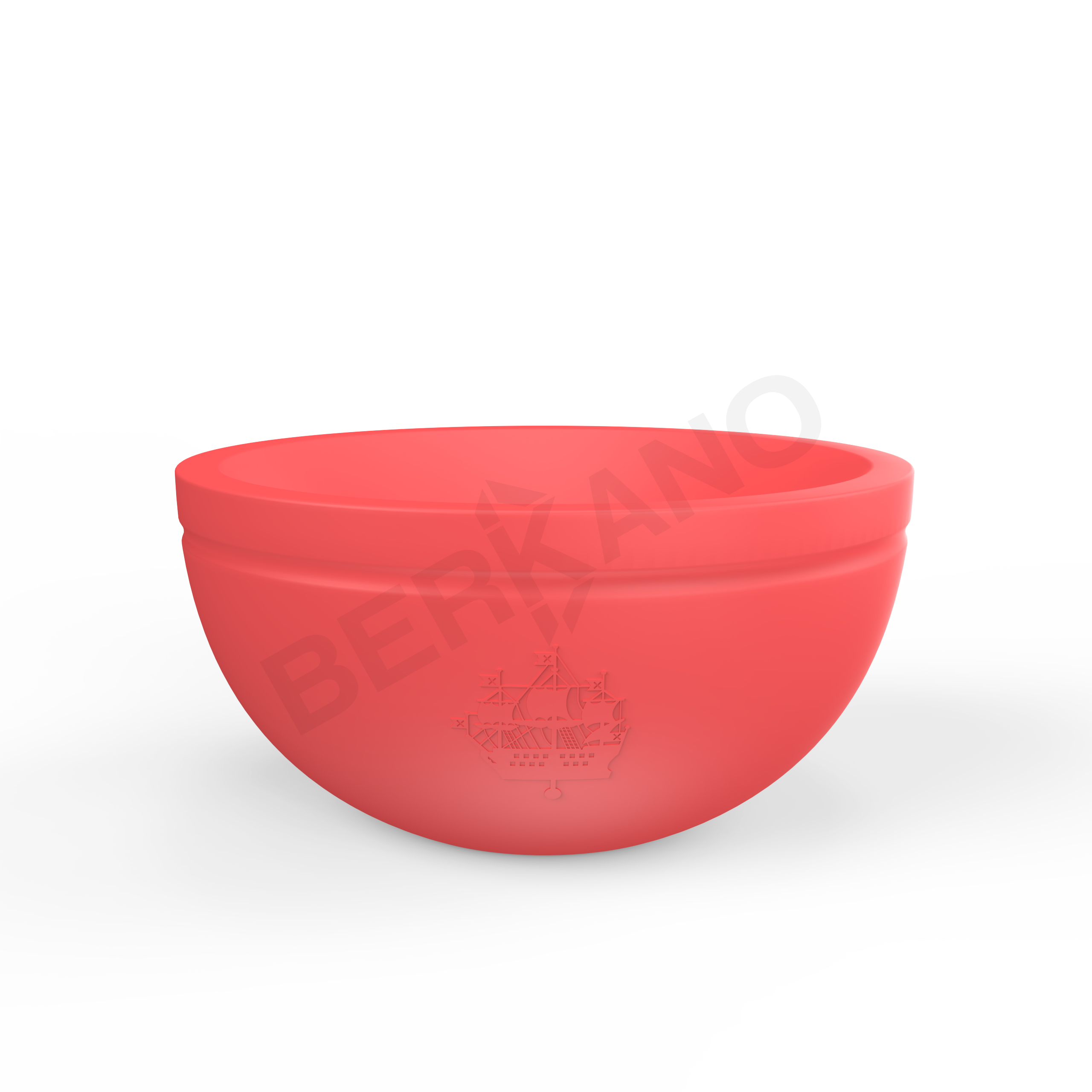 Кашпо Суворовская чаша DB красного цвета - фото 1