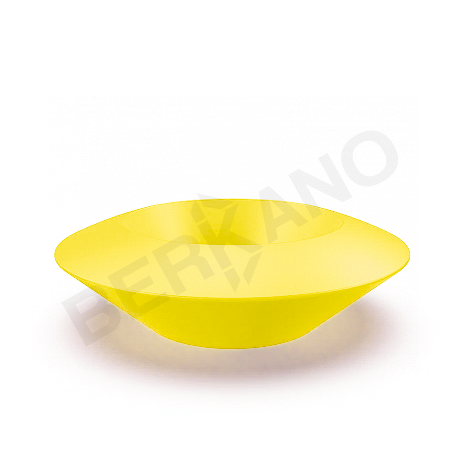 Кашпо Scodella 100 DB желтого цвета - фото 1