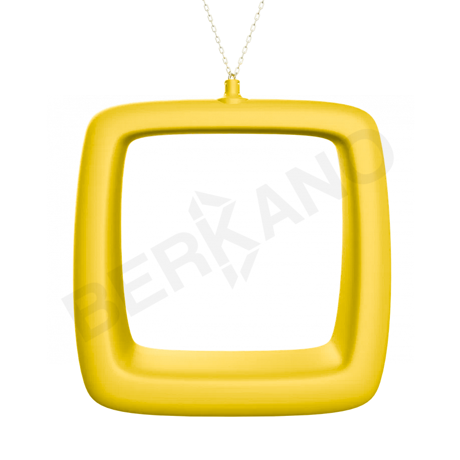 Арт-объект Moon Square желтого цвета - фото 1