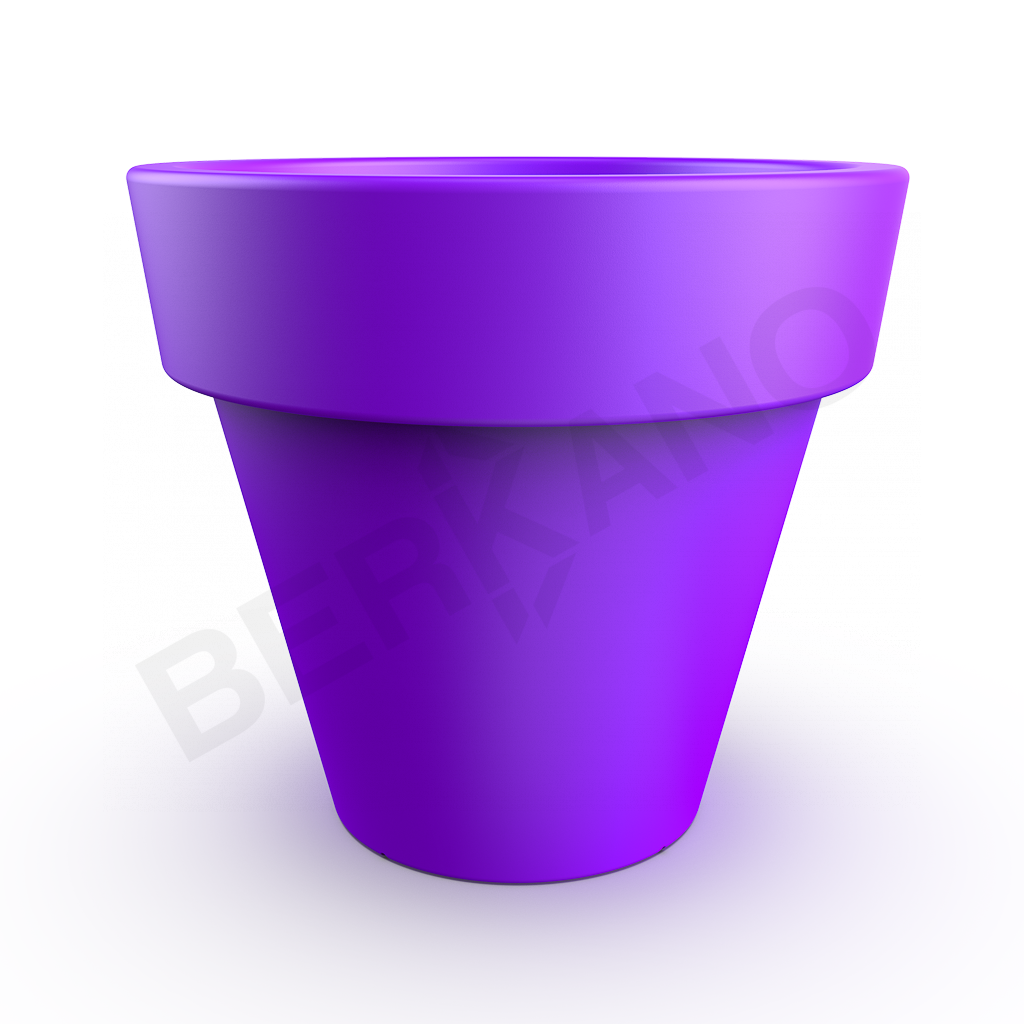 Кашпо classic 190 сиреневого цвета - фото 1