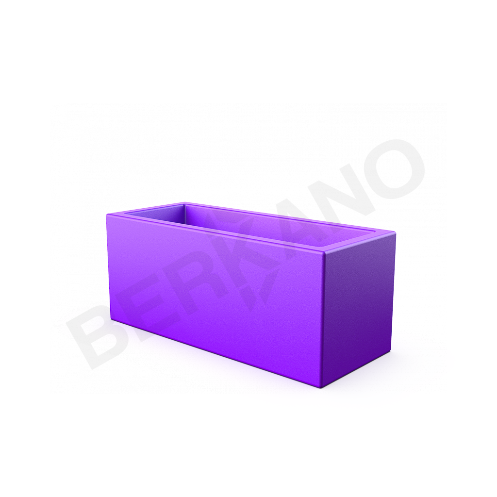 Кашпо Cubric 26*60 сиреневого цвета - фото 1