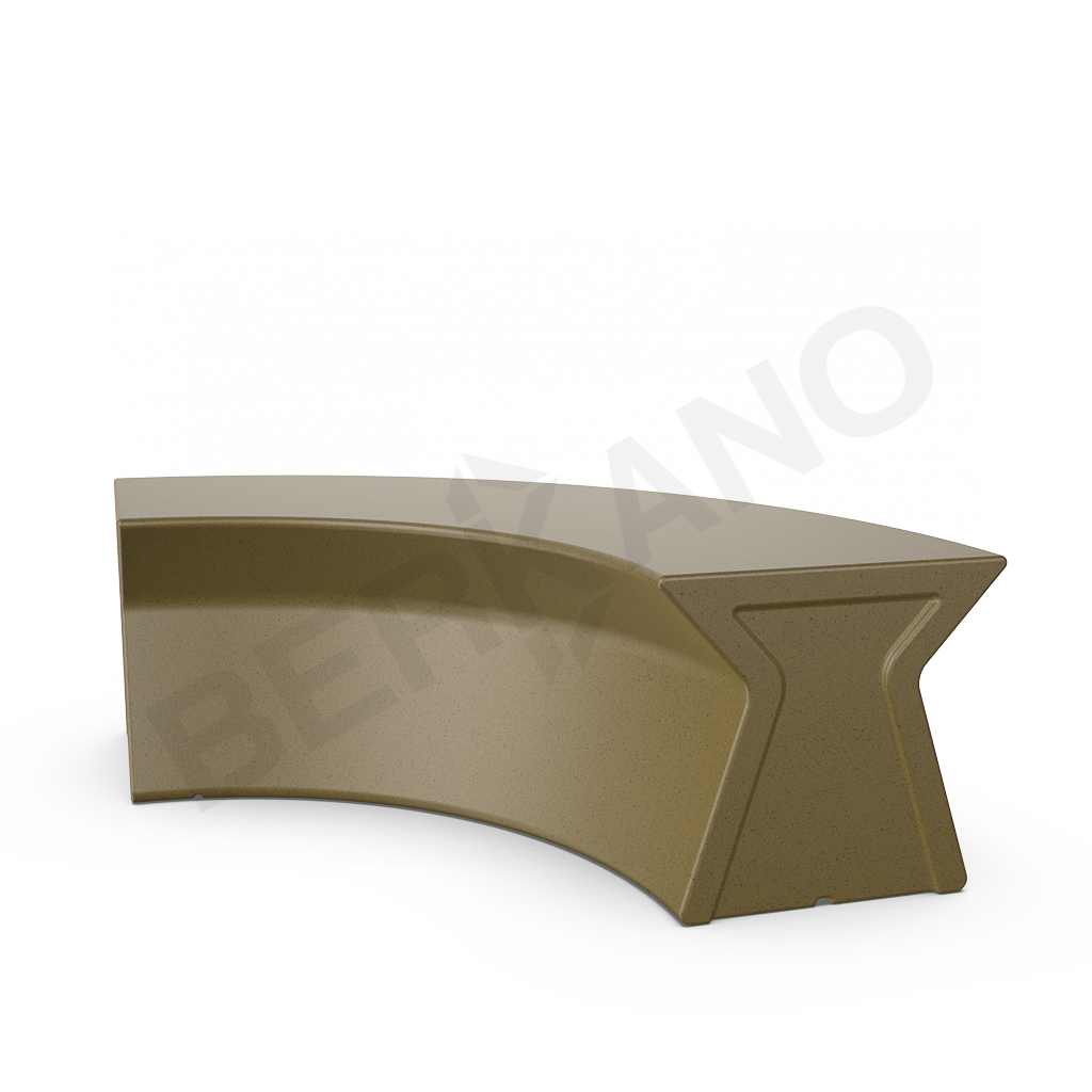 Скамейка X-seat Arc Sand Granite - фото 1